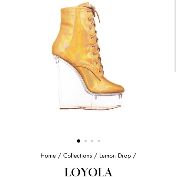Loyola lemon drop heels from privileged size 7 and 8 - Picture 4 of 5